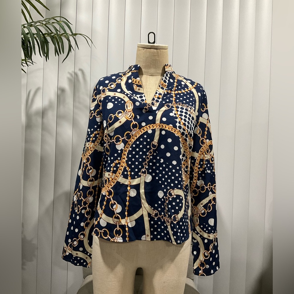 Long sleeve cotton and polyester woman shirts